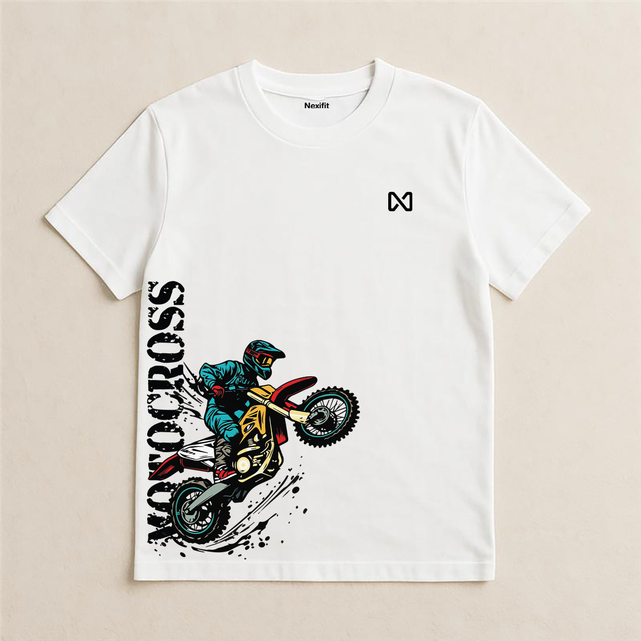 Motocross Madness Nexifit Cotton T-Shirt