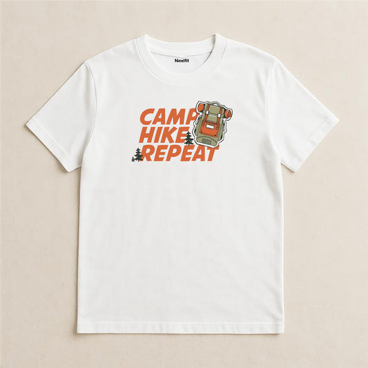 Camp Hike Repeat  T-Shirt