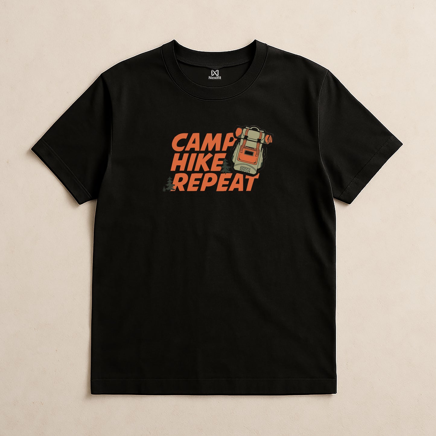 Camp Hike Repeat  T-Shirt